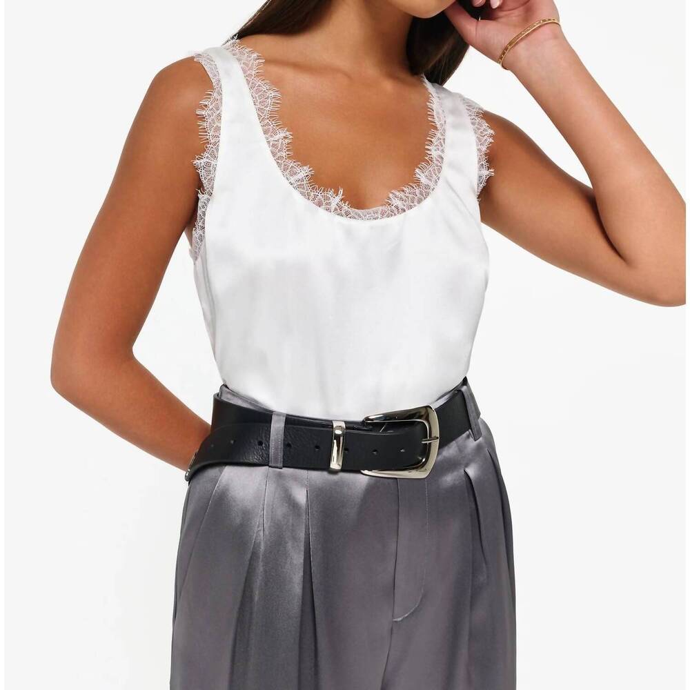 NEW CAMI NYC britney cami in white